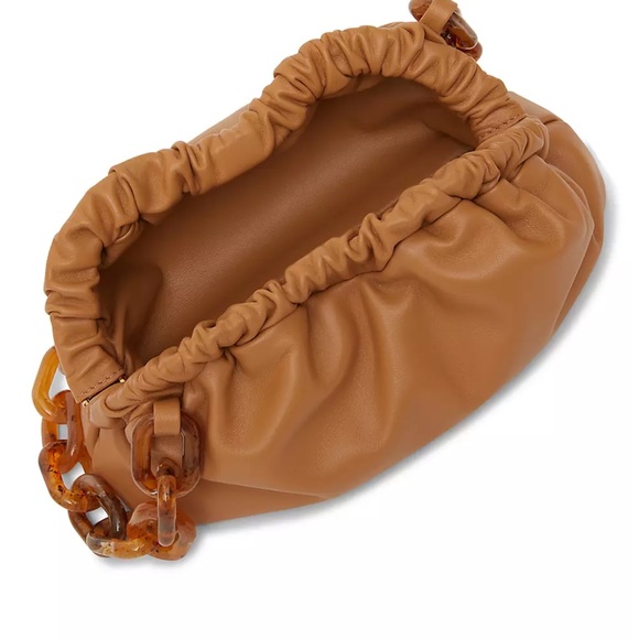 SOLD on Vestiaire Collective Mansur Gabriel Twist Mini Cloud Clutch With Chain - Picture 3 of 9